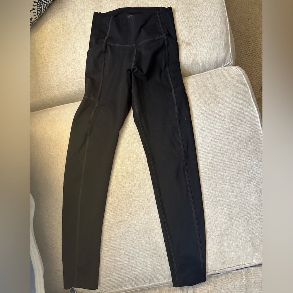 Girlfriend Collective Black High-Rise Pocket Legging